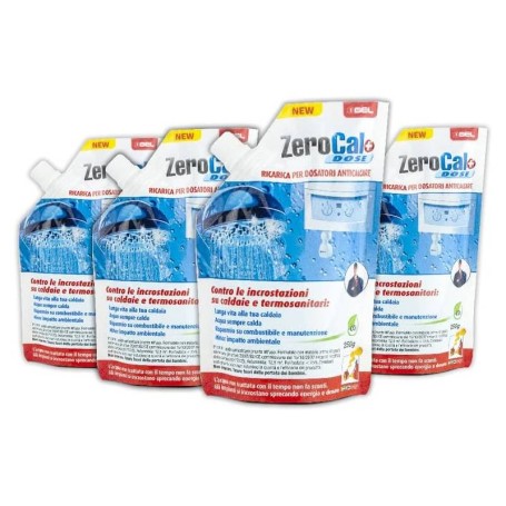 Ricarica monodose per caldaia ZEROCAL Set 4 confezioni da 250ml 10701940