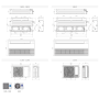 Climatizzatore Haier cassetta a 1 via white 9000 btu inverter A++ Gas R32 Wifi AB25S2SA1FA(H)