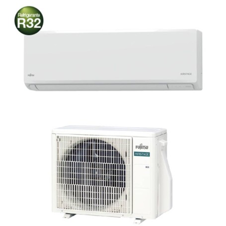 Climatizzatore monosplit Fujitsu KN da 9000 btu con inverter R32 in A++ ASEH09KNCA Wifi