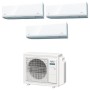 Climatizzatore trial split Fujitsu KN da 7000+7000+9000 btu Wi-fi inverter R32 A++ AOEG18KBCA3
