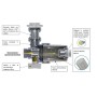 Tiemme TM-MAG MINI 3150 filtro defangatore magnetico compatto per caldaia da 3/4