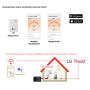 Pompa di calore idronica inverter LG Therma V monoblocco SII da 16 kW trifase HM163MRS.UB40 aria-acqua A+++ R32