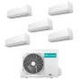 Climatizzatore Inverter Hisense Hi Comfort Wi-fi Penta Split 7000+7000+9000+9000+12000 Btu 5AMW105U4RQC R-32 A++