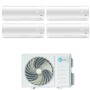 Climatizzatore Inverter Diloc Over quadri split 9000+9000+9000+12000 Btu FREEDOM480 R 32 A++ Wi-fi Opzionale