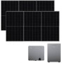 Impianto Kit fotovoltaico da 5kw Midea Inverter ibrido 5 kw completo di batteria di accumulo e 12 Pannelli fotovoltaici Ja Solar