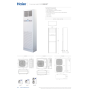 Condizionatore a Colonna Inverter Haier Cabinet 36000 Btu A++ monofase R-32
