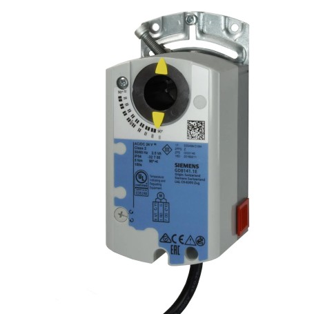 Attuatore Siemens per serranda per canalizzato GDB141.1E