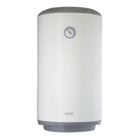 Scaldabagno scaldacqua termoelettrico Baxi 80 Litri MUST+ V580 TD verticale acciaio vetroporcellanato