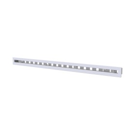 Tecnosystemi Diffusore lineare di mandata a scomparsa in alluminio con serranda a 1 feritoia