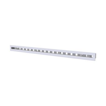 Tecnosystemi Diffusore lineare di mandata a scomparsa in alluminio con serranda a 1 feritoia