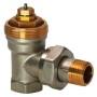 Kit Testa termostatica wireless più valvola ad angolo per radiatore 3/8 Siemens