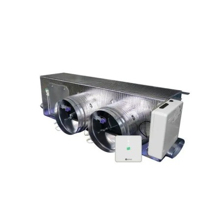 Kit Plenum Airzone Easyzone 2 zone con serrande motorizzate wifi, centralina e interfaccia