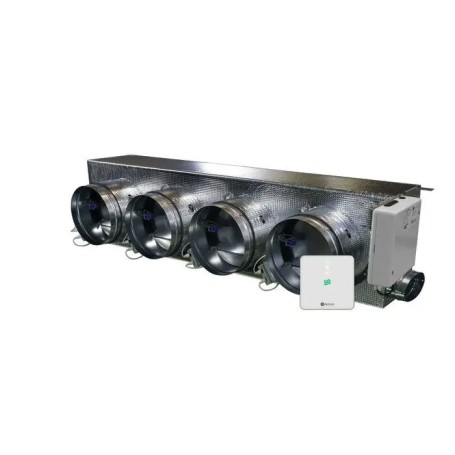 Kit Plenum Airzone Easyzone 4 zone con serrande motorizzate wifi, centralina e interfaccia