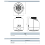 Siemens Smart Connected Home Hub + 2 teste termostatiche connesse e intelligenti, Wifi