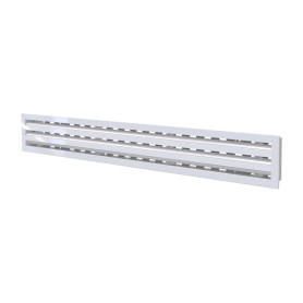 Tecnosystemi Diffusore lineare in PVC anticondensa con serranda e deflettore centrale a 3 feritoie