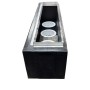 Plenum in poliuretano espanso a 8 uscite con 8 attacchi conici da 100, 127 e 150 mm