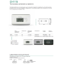 Termostato Ambiente Digitale Elettronico a Parete Fantini Cosmi CH115