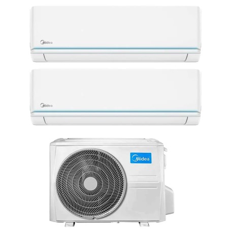 Climatizzatore Midea Evolution Dual Split 9000+9000 Btu M2OE-18HFN8-Q R-32 Inverter A++ Wifi optional 