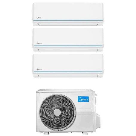 Climatizzatore Midea Evolution Trial Split 9000+9000+9000 Btu M3OG-21HFN8-Q R-32 Inverter A++ Wifi optional