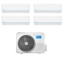 Climatizzatore Midea Evolution Quadri Split 9000+9000+9000+12000 Btu M4OE-28HFN8-Q R-32 Inverter A++ Wifi optional