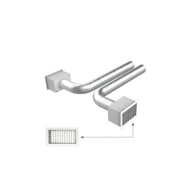 KIT RAPID di completamento per PROAIR PACK 2 zone con attacchi Ø 125 Tecnosystemi