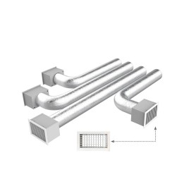 KIT RAPID di completamento per PROAIR PACK 4 zone con attacchi Ø 125 Tecnosystemi