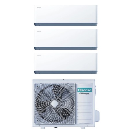 Climatizzatore Hisense UNI HB Wifi trial Split 9000+9000+9000 btu Inverter 3AMW52U4RJC A++ R32