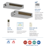 Climatizzatore canalizzato Gree da 36000 btu inverter con R32 in A++ Wifi GUD100PHS1/A-S Trifase