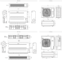 Climatizzatore Canalizzato Media Prevalenza Haier 48000 Btu inverter R32 A+ Wifi  AD140S2SM9FA(H)