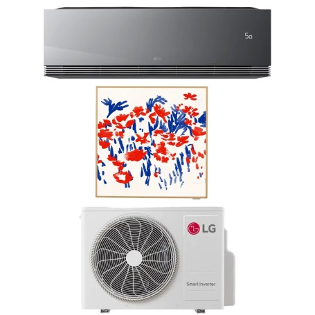 Condizionatore LG Dual Split ArtCool Gallery Photo + ArtCool Mirror AI Air 9000+12000 Btu MU2R17 Inverter A+++ R32