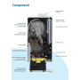 Caldaia a condensazione Baxi Luna Compact 24 KW ErP a metano o gpl
