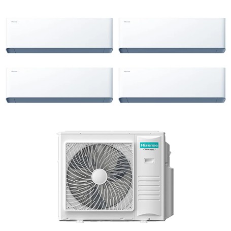 Climatizzatore Hisense UNI HB Wifi Quadri Split 9000+9000+9000+12000 btu Inverter 4AMW81U4RJC A++ R32