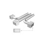 Kit rapido di completamento per plenum a 3 zone con attacchi Ø 150/160