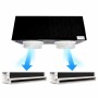 Kit Plenum canalizzato in poliuretano espanso a 2 zone completo di plenum feritoia a scomparsa L. 300 mm