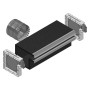 Kit Plenum Coibentato a 2 Zone per Condizionatore Canalizzato completo di Plenum Feritoia a scomparsa