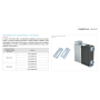 Recuperatore di calore entalpico canalizzato VMC Mitsubishi Lossnay LGH-160RVX3-E