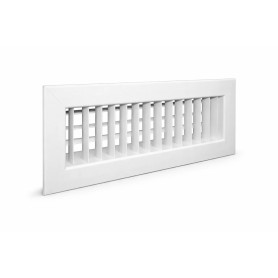Bocchetta di mandata per climatizzatori con clips 300x150 mm bidirezionali in Pvc