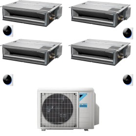 Climatizzatore canalizzabile Daikin Mini Sky quadri split 9000+9000+9000+9000 Btu Inverter R32 A+++ 4MXM68A 
