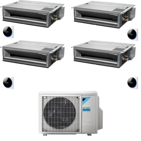 Climatizzatore canalizzabile Daikin Mini Sky quadri split 9000+9000+9000+9000 Btu Inverter R32 A+++ 4MXM68A 