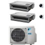 Climatizzatore canalizzabile Daikin Mini Sky dual split 9000+21000 Btu Inverter R32 A+++ 2MXM68A9 