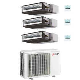 Climatizzatore canalizzabile Mitsubishi SEZ-MDA trial split 9000+9000+18000 btu inverter MXZ-3F68VF4 A++ R32