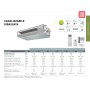 Climatizzatore Toshiba Canalizzabile ribassata dual split 7000+7000 Btu RAS-2M14G3AVG-E inverter R32 A+++