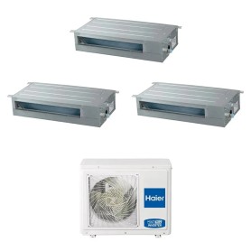 Climatizzatore Haier Canalizzabile Slim Bassa Prevalenza trial split 9000+9000+9000 Btu inverter R32 A++ 4U75S2SR5FA