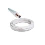 Tubo rame rivestito condizionamento rotolo da 25 mt 1/4 Spessore 1mm isolato