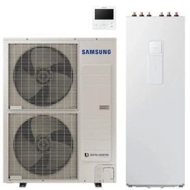Pompa di calore Samsung EHS Mono R32 da 12 kW con Climate Hub ACS da 260 Lt Trifase