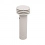 Esalatore lamellare scarico fumi per scaldino caldaia bianco d 130