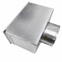 Kit Plenum Coibentato per Fancoil Canalizzato a 4 zone completo di plenum bocchetta con griglia in Pvc 