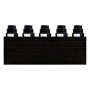 Plenum in poliuretano espanso a 5 uscite con 5 attacchi conici da 100, 127 e 150 mm 