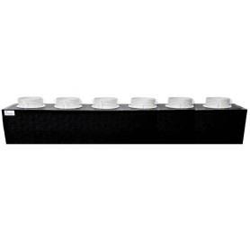 Plenum in poliuretano espanso a 6 uscite con 6 attacchi da 100, 127 e 150 mm 
