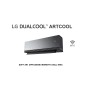 Condizionatore LG Dual Split ArtCool Mirror AI Air 9000+18000 Btu MU3R21 Inverter A+++ R32 